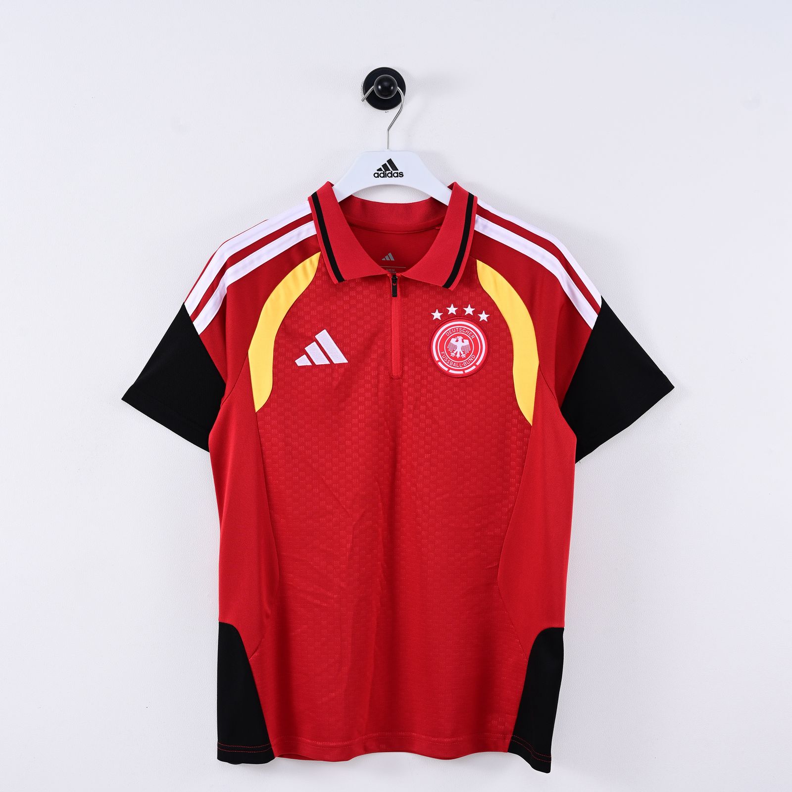 Germany Retro Polo T-Shirt – Red view 2