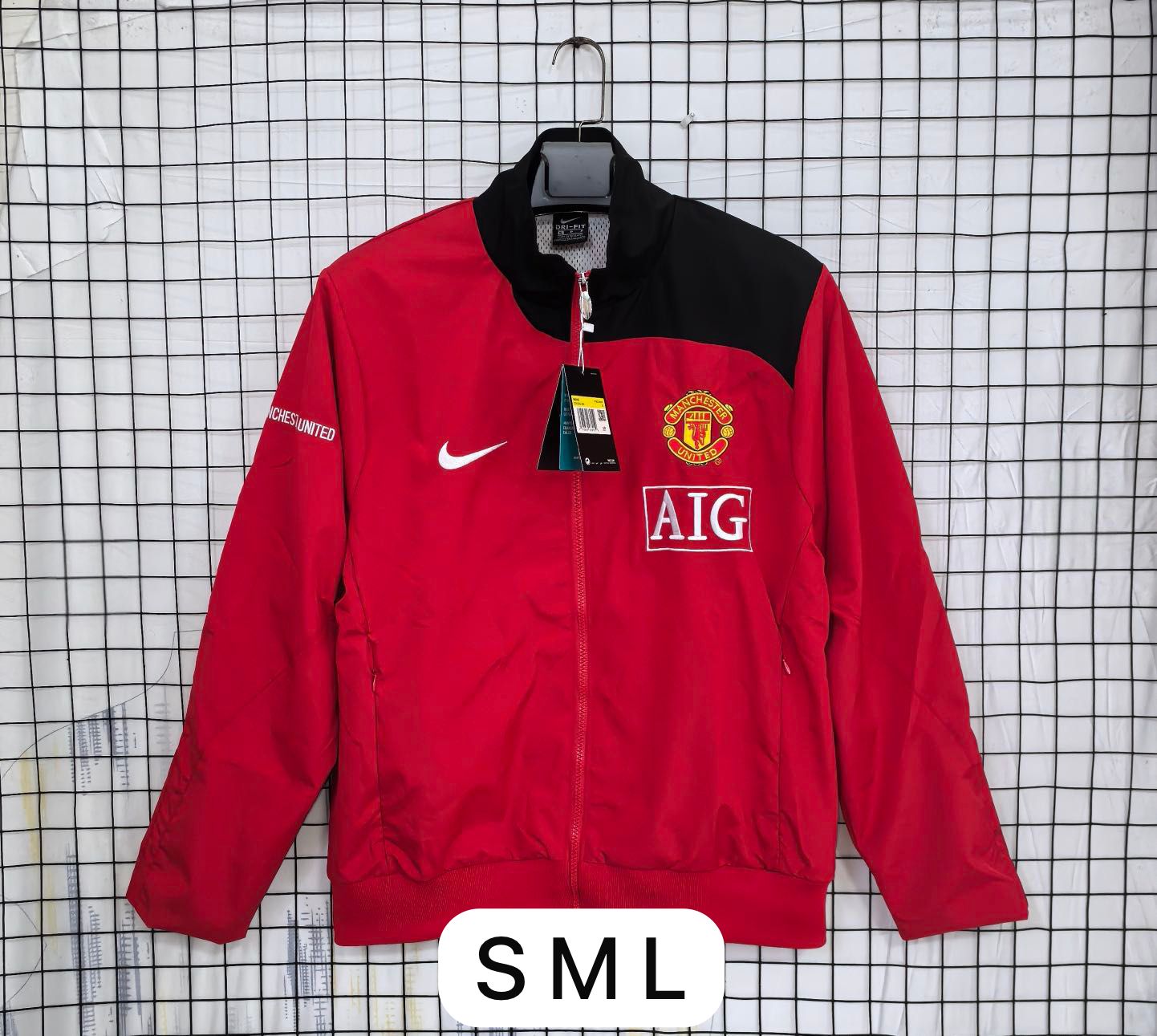 Manchester United Retro AIG Windbreaker Jacket view 2