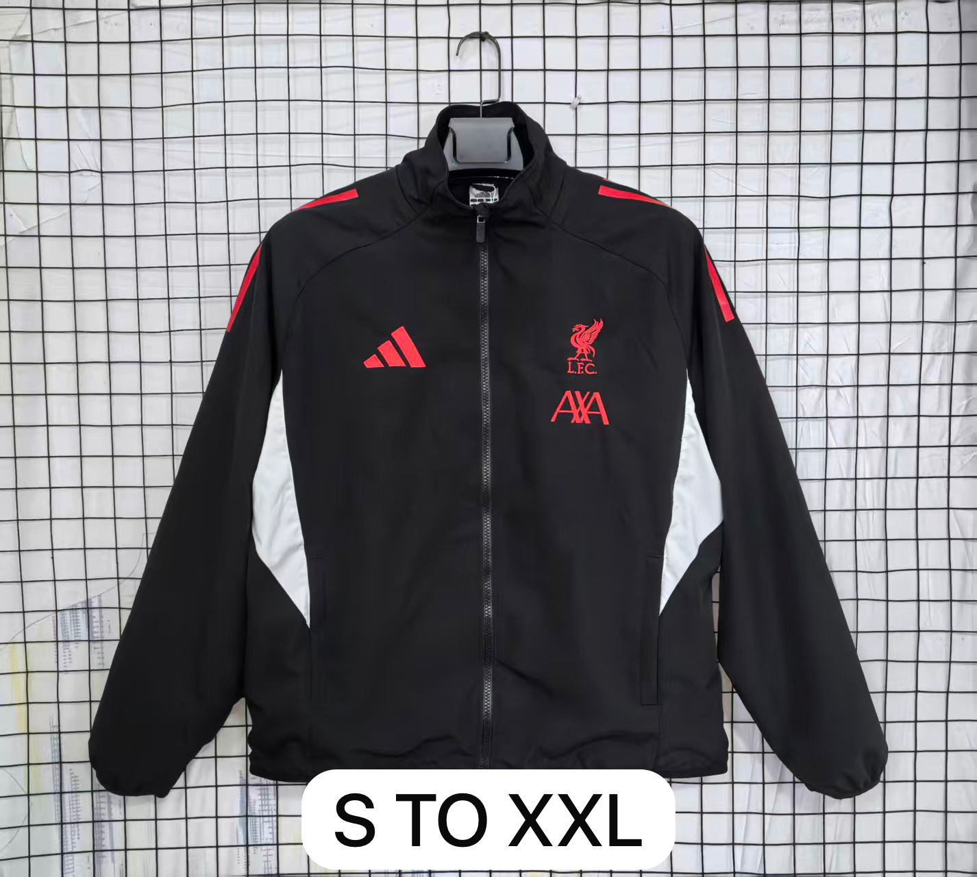  Liverpool FC Tiro 25 Competition Vis Tech Travel Jacket view 2