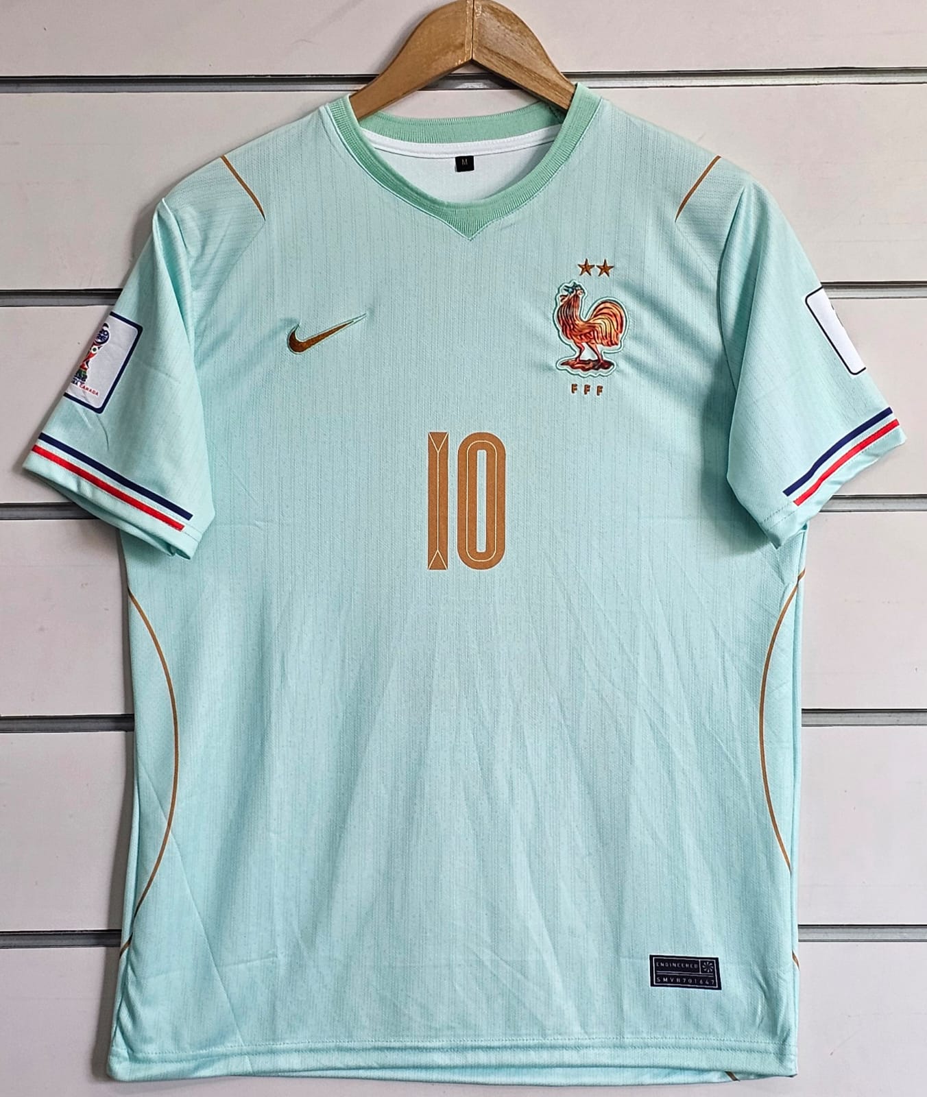 FRANCE 2025-26 AWAY MBAPPE (EMBROIDERY LOGOS)
