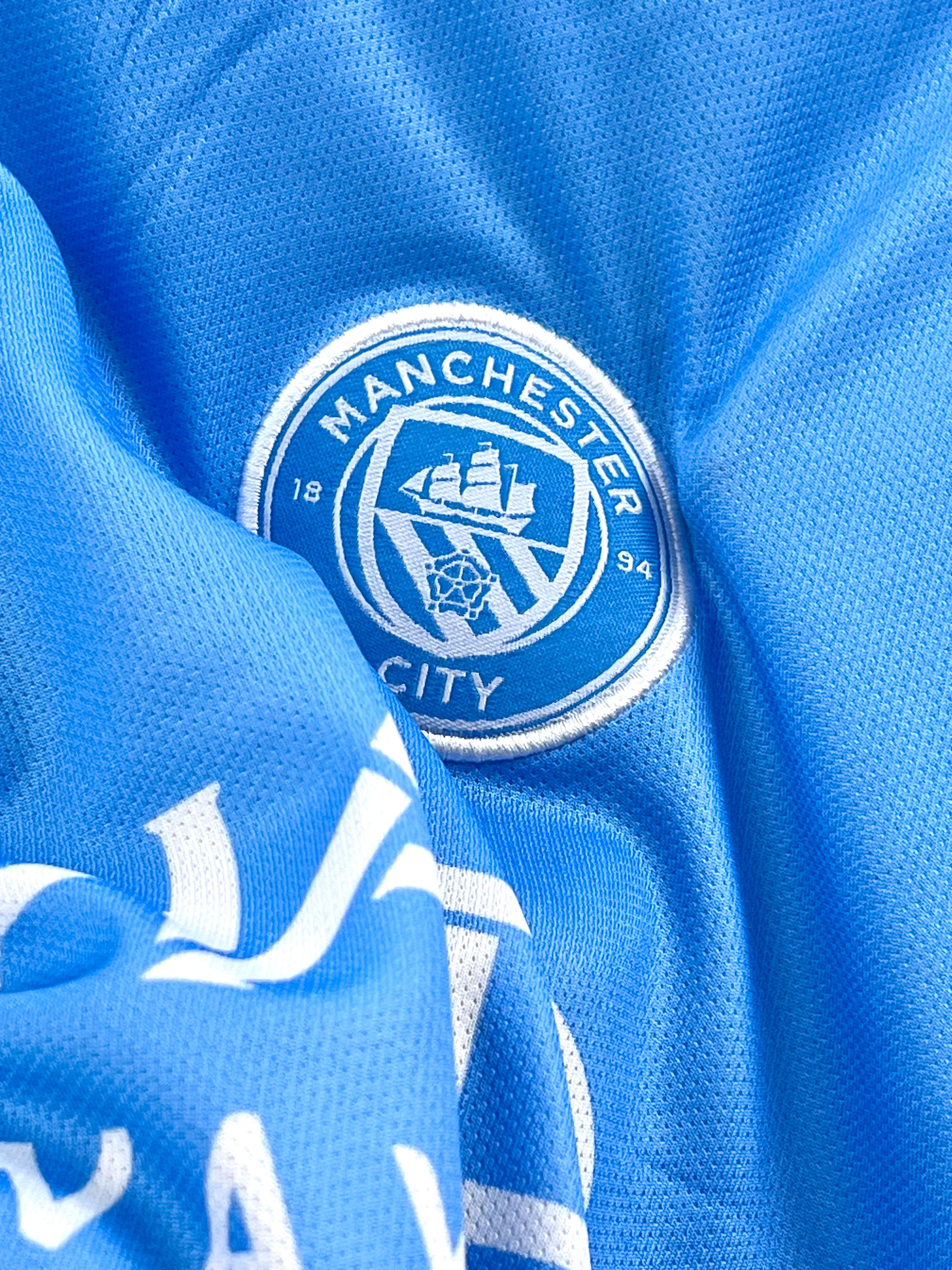 MANCHESTER CITY 2026-27 HOME HAALAND (EMBROIDERY LOGOS) view 2