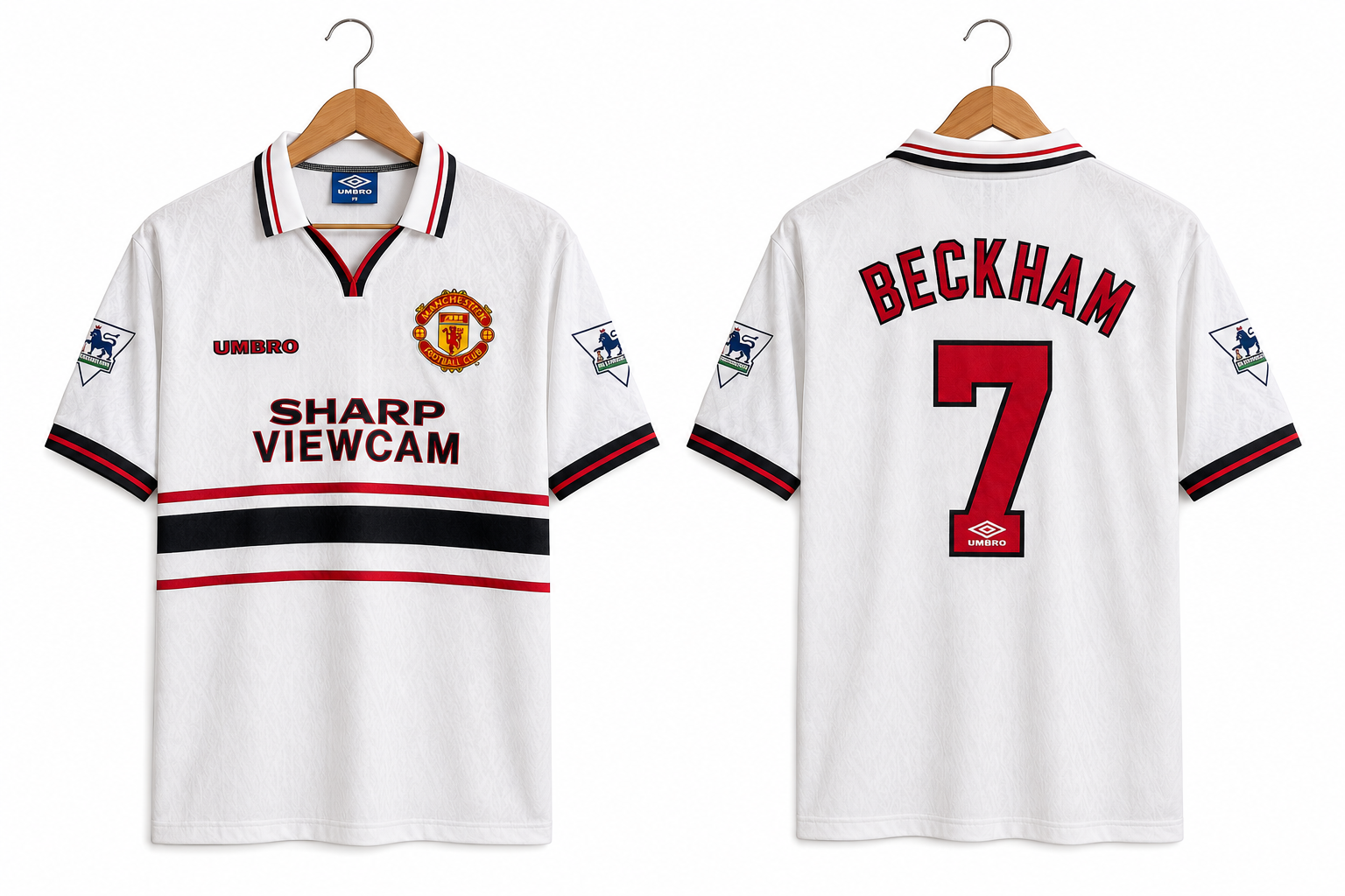 MANCHESTER UNITED RETRO 1997-98 AWAY (EMBROIDERY LOGOS)