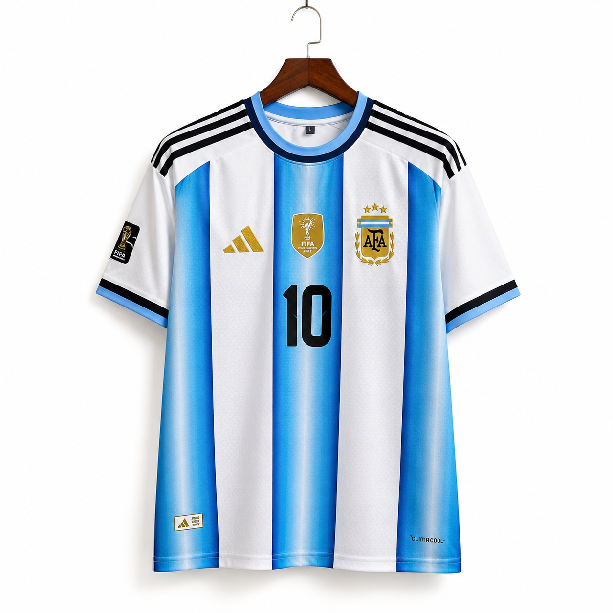 ARGENTINA 2025-26 HOME MESSI (EMBROIDERY LOGOS)