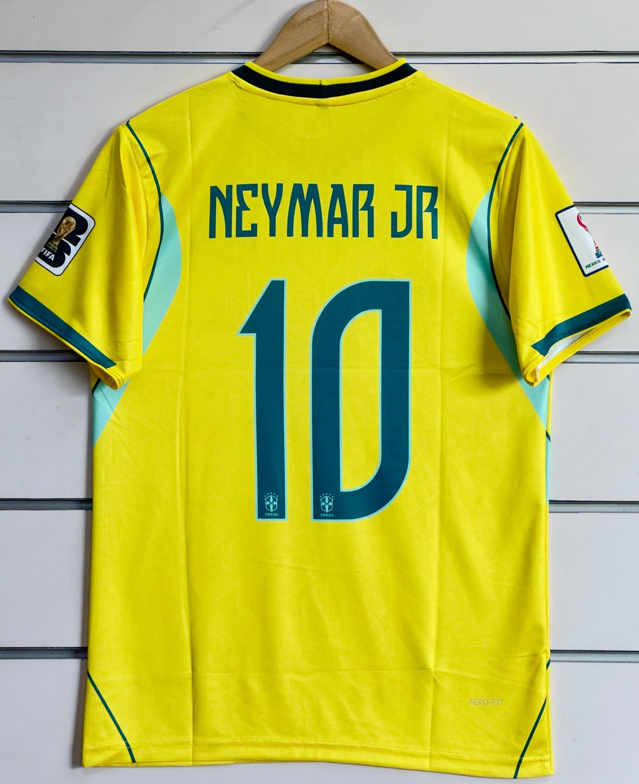BRAZIL 2025-26 HOME NEYMAR JR (EMBROIDERY LOGOS) view 4