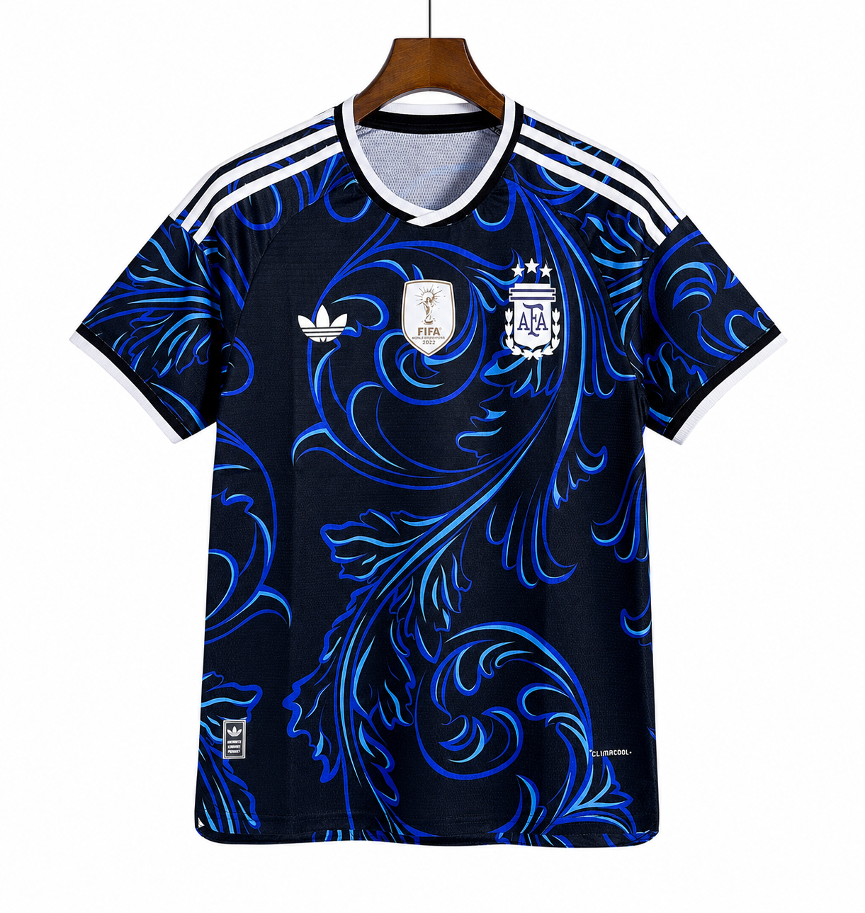 Argentina 26 Away Jersey - Black Playerversion