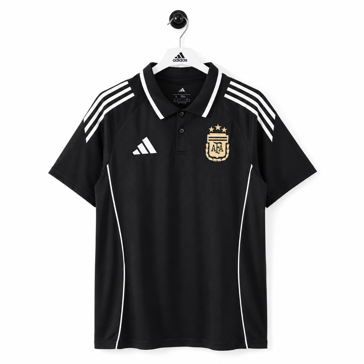     Adidas Argentina AFA Black Polo Shirt