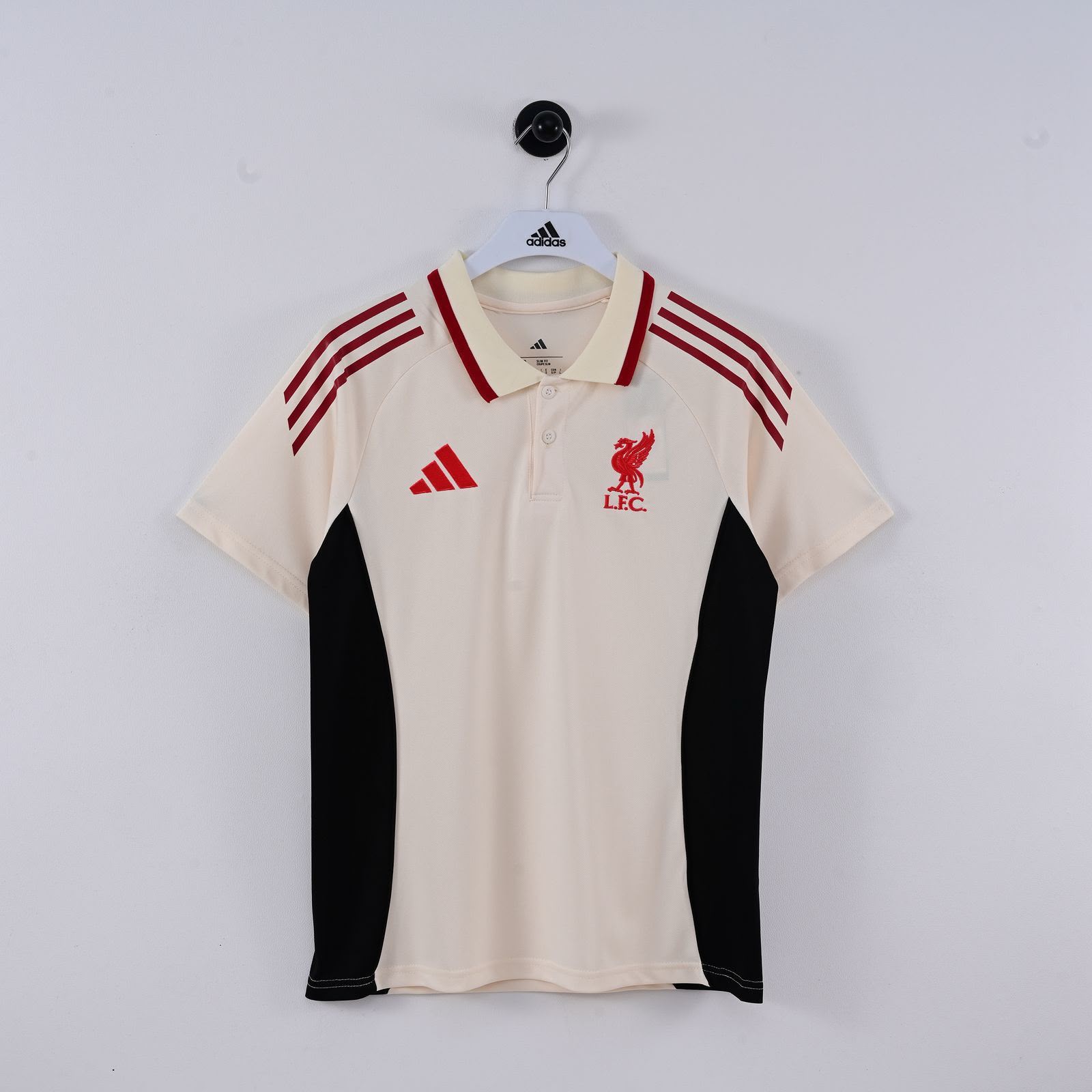 Liverpool FC Cream Travel Polo Shirt  view 2