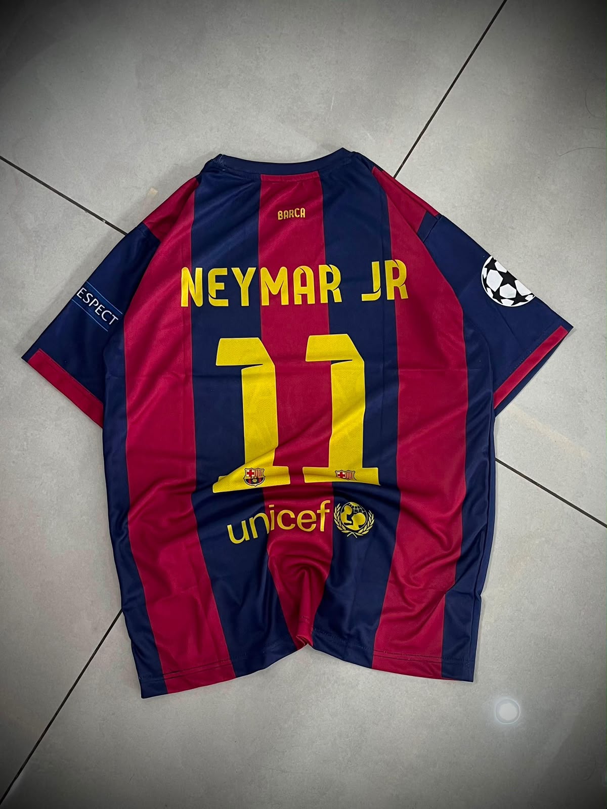 BARCELONA RETRO 2014-15 HOME NEYMAR JR  view 3