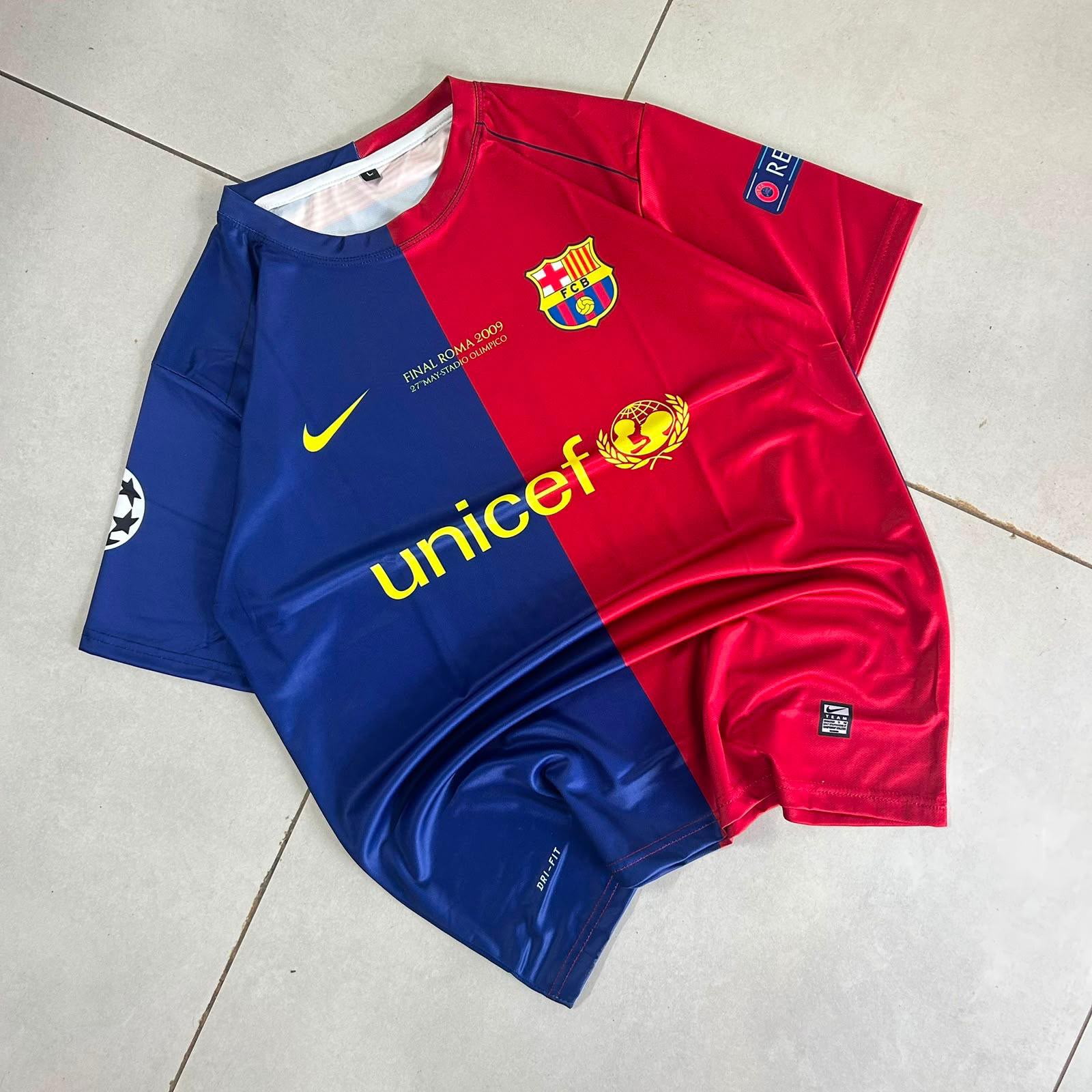 BARCELONA RETRO 2008-09 HOME MESSI view 2