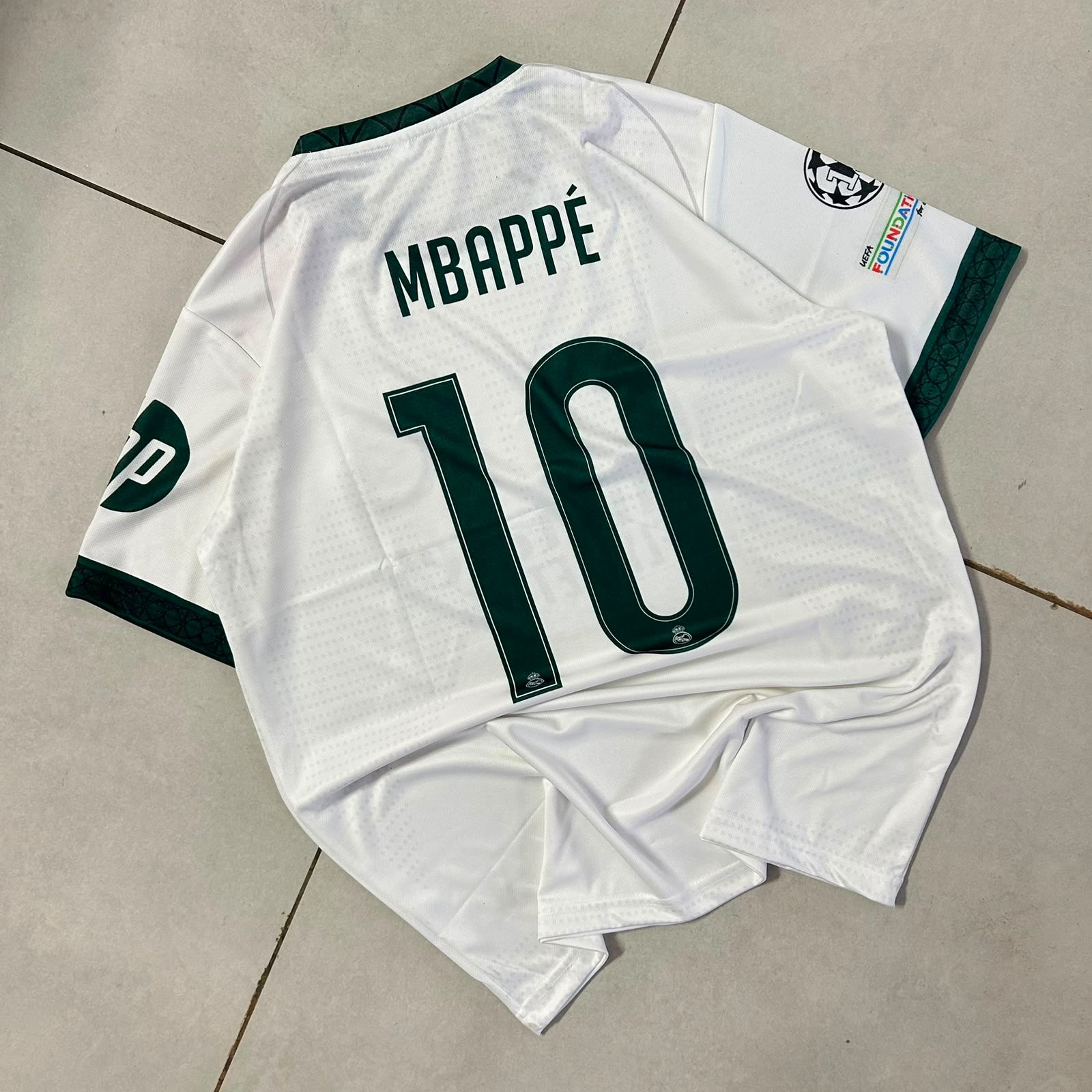 REAL MADRID 2026-27 HOME MBAPPE (EMBROIDERY LOGOS) view 3