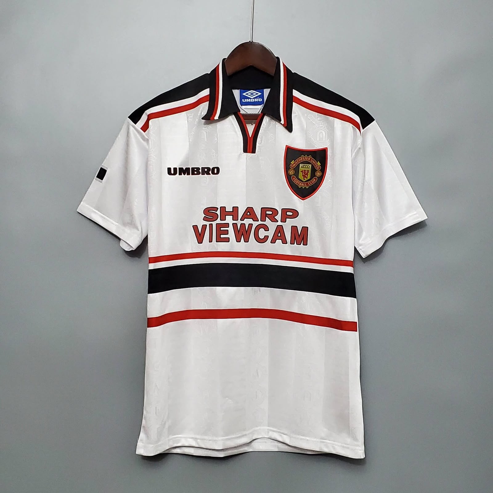 MANCHESTER UNITED RETRO 1997-98 AWAY (EMBROIDERY LOGOS)