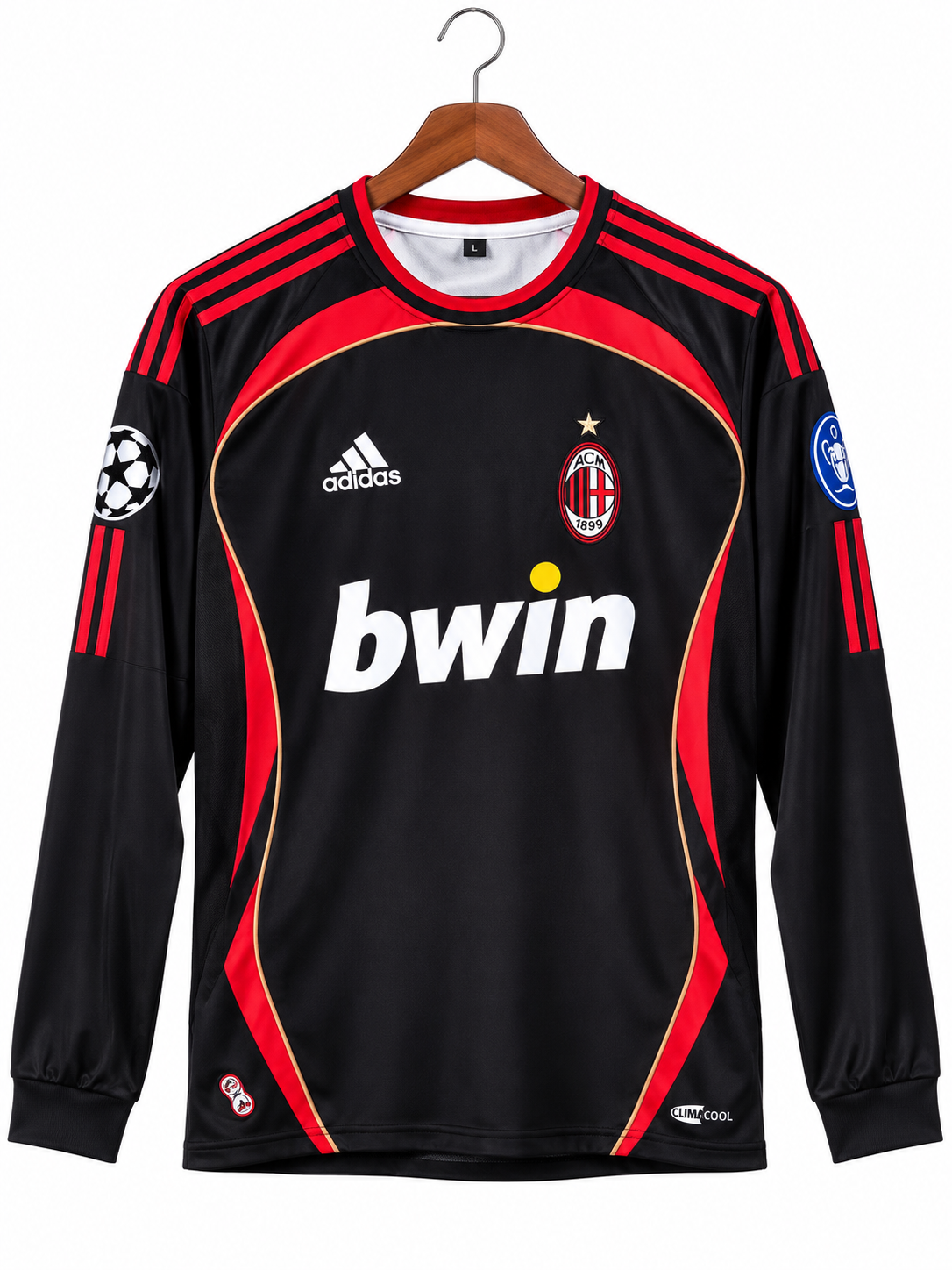 AC MILAN 2006-07 FULL SLEEVE EMBROIDERY-KAKA 22 — Ac Milan