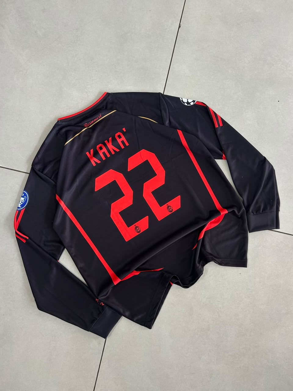 AC MILAN 2006-07 FULL SLEEVE EMBROIDERY-KAKA 22 view 5